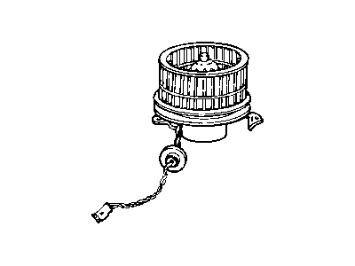 Mopar 4885148AB Motor Blower With Wheel