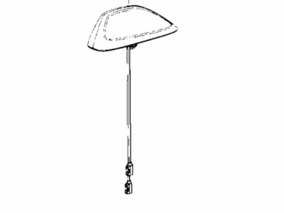 Jeep 5XT13HT6AA ANTENNA Base Cable And Bracket