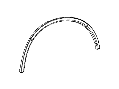 Dodge 6DR84TZZAB MOLDING Wheel Flare Front Fender