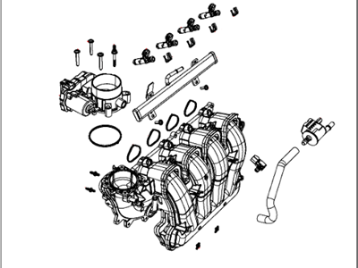 Mopar 4627937AI Manifold Intake Kit Engine