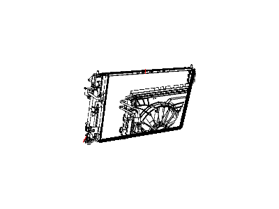 Dodge 68033819AA RADIATOR Engine Cooling