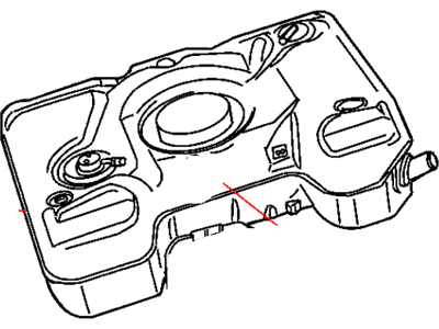 Dodge 5290097AC TANK Fuel