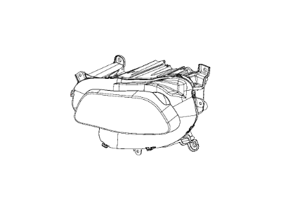 Jeep 68102847AD HEADLAMP