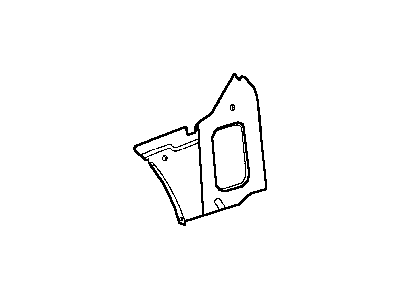 Mopar 4888560AC Extension Bodyside Aperture