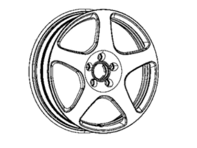 Dodge 68363402AB Spare Wheel