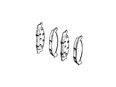 Mopar V1015576AA Pad Kit Front Disc Brake