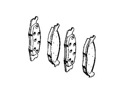 Chrysler 2AMV3494AB PAD KIT Front Disc Brake