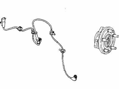 Jeep 2AMVH434AA HUB AND BEARING Brake Front