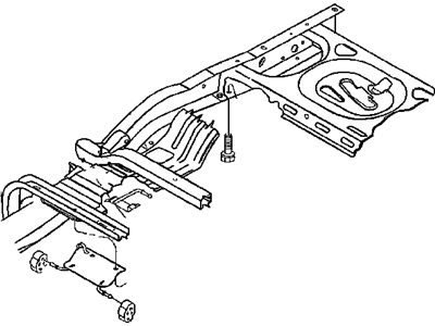 6100304 Mopar Screw And Washer, Reinforcement To Support Bracket Illustration 1 of 1