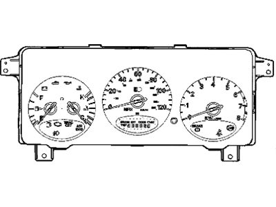 Chrysler 4671818AM Instrument Cluster