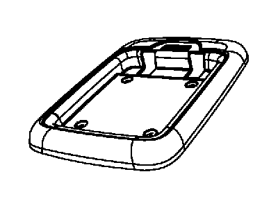 Dodge YQ04DK5AC TRAY Floor Console