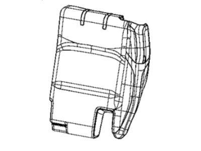 Jeep 7CH17LA3AA COVER Rear Seat Back Left