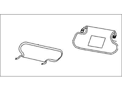 Dodge 1WV63LV5AE VISOR