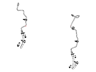 Dodge 5085614AB HOSE AND TUBE Brake