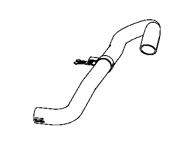 Mopar 55038026AD Hose Radiator Inlet Mopar 55038026AD Hose Radiator Inlet