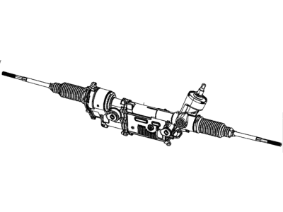 Ram 68256617AA GEAR Rack And Pinion Electric