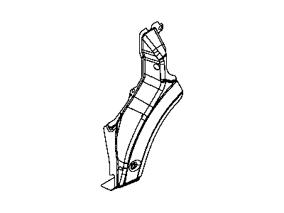 Dodge 5020984AC REINFORCEMENT D Pillar