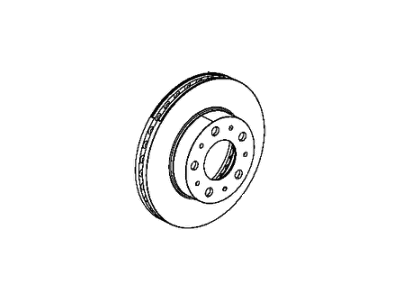 Ram 2AMV5026AB ROTOR Brake Front