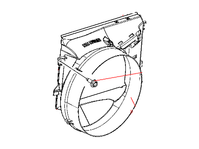 Mopar 52028851AE Shroud Fan