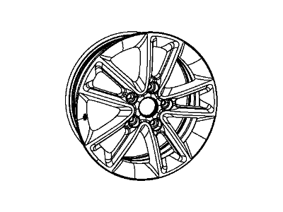 Mopar 5LN63DD5AA Wheel Aluminum