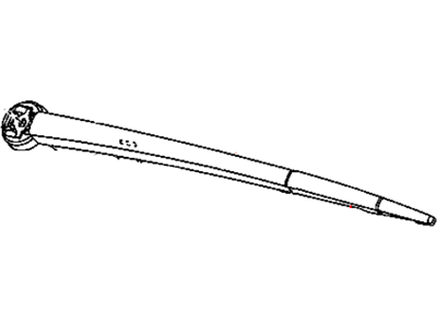 Jeep 5139835AA BLADE Rear window wiper