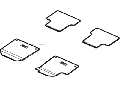 Jeep 1UB86DX9AA MAT KIT Floor