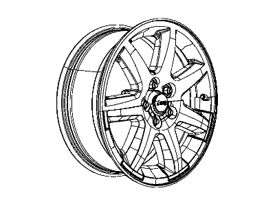 Mopar 1DT35PAKAA Wheel Aluminum