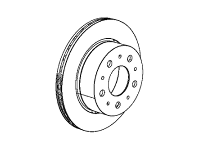 Ram 2AMV3434AC ROTOR Brake Rear