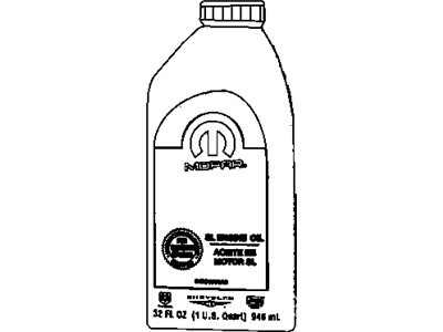 4761839AC Mopar Engine Oil 10W30 Illustration 1 of 1