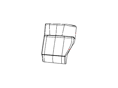 Dodge 1LZ351DRAA COVER Rear Seat Back 60% Side