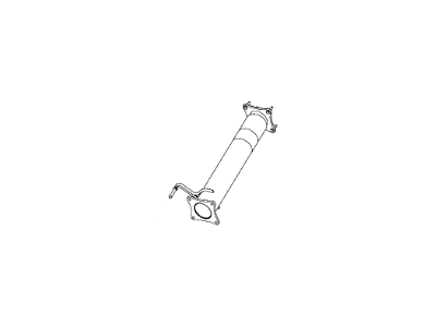 68087110AF Mopar Pipe Exhaust Extension Illustration 1 of 1