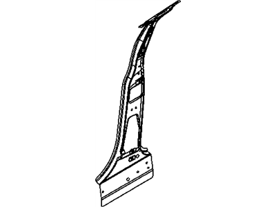 Chrysler 5027579AB PANEL B Pillar Inner