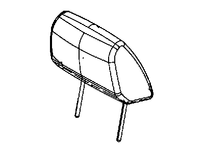 Dodge 1UL36DX9AA HEADREST Front