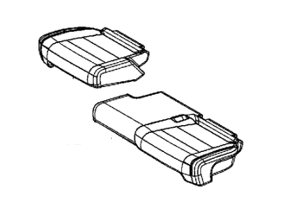 Jeep 6MV30LR5AA COVER Rear Seat Cushion