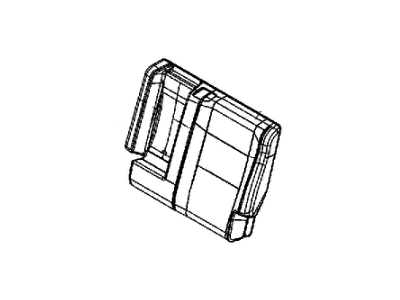 Jeep 6MV29LR5AA COVER Rear Seat Back Left