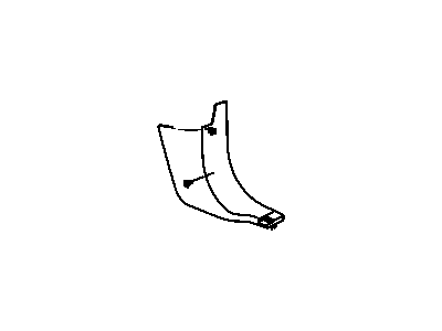 Chrysler XQ93XT1AA PANEL Cowl Side Trim