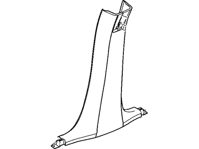 Dodge UM23XDBAH MOLDING B Pillar