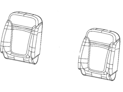 Jeep 6SJ32U00AA COVER Front Seat Back