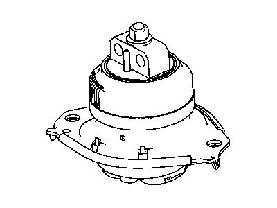 Dodge 68062143AD ENGINE MOUNT Left