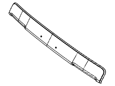 Dodge 68002902AB NERF Fascia Bright