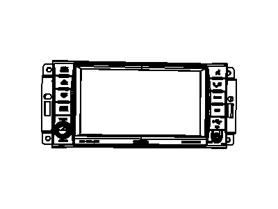 Jeep 5064737AC RADIO AM/FM/DVD/HDD/NAV/SDARS