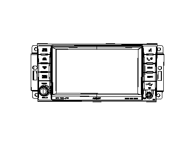 Jeep 5064743AC RADIO MW/FM/DVD/HDD/NAV