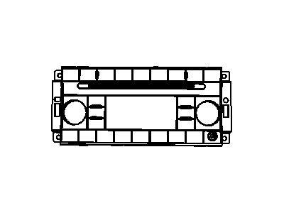 Mopar 68021159AC Radio AM/FM With CD