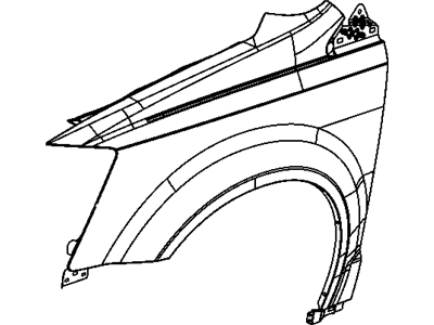 Dodge 68029128AA PANEL Fender