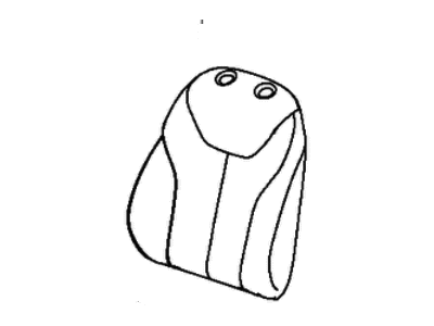 Mopar 5SH99LR5AA Cover Front Seat Back 5SH99LR5AA Mopar Cover Front Seat Back Illustration 1 of 1