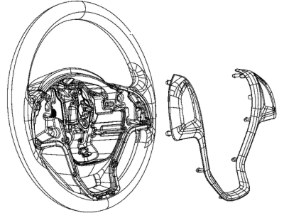 Ram 6FA82LXHAA WHEEL Steering