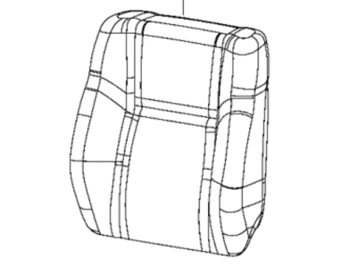 Dodge 5YB64DX9AC COVER Front Seat Back