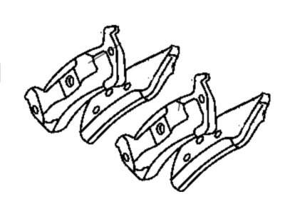 Mopar BHKH5648 Pad Kit Rear Disc Brake, Front