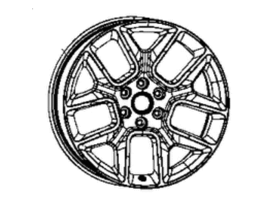 Ram 5YD61VCRAB WHEEL Aluminum