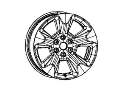 Mopar 4755533AA Wheel Aluminum